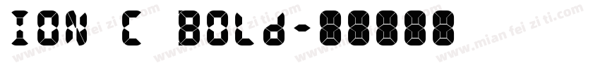 ION C Bold字体转换